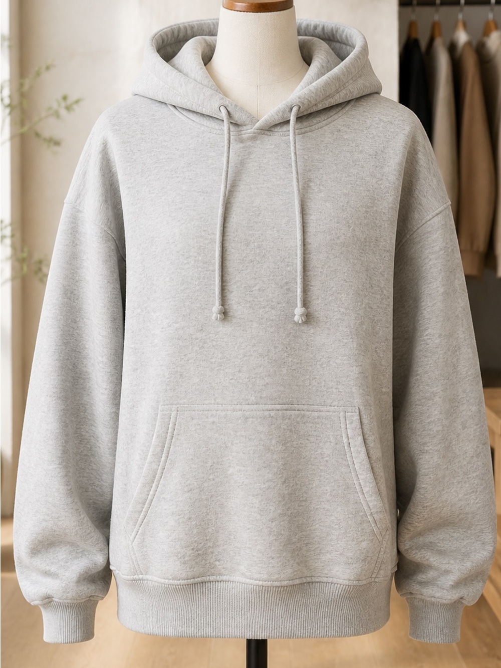 Aritzia TNA Gray Boyfriend Hoodie